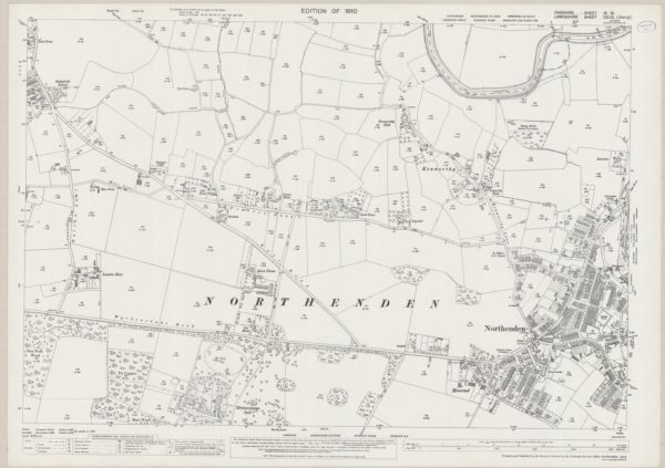 Cheshire IX.16 (includes: Manchester; Sale) - 25 Inch Map